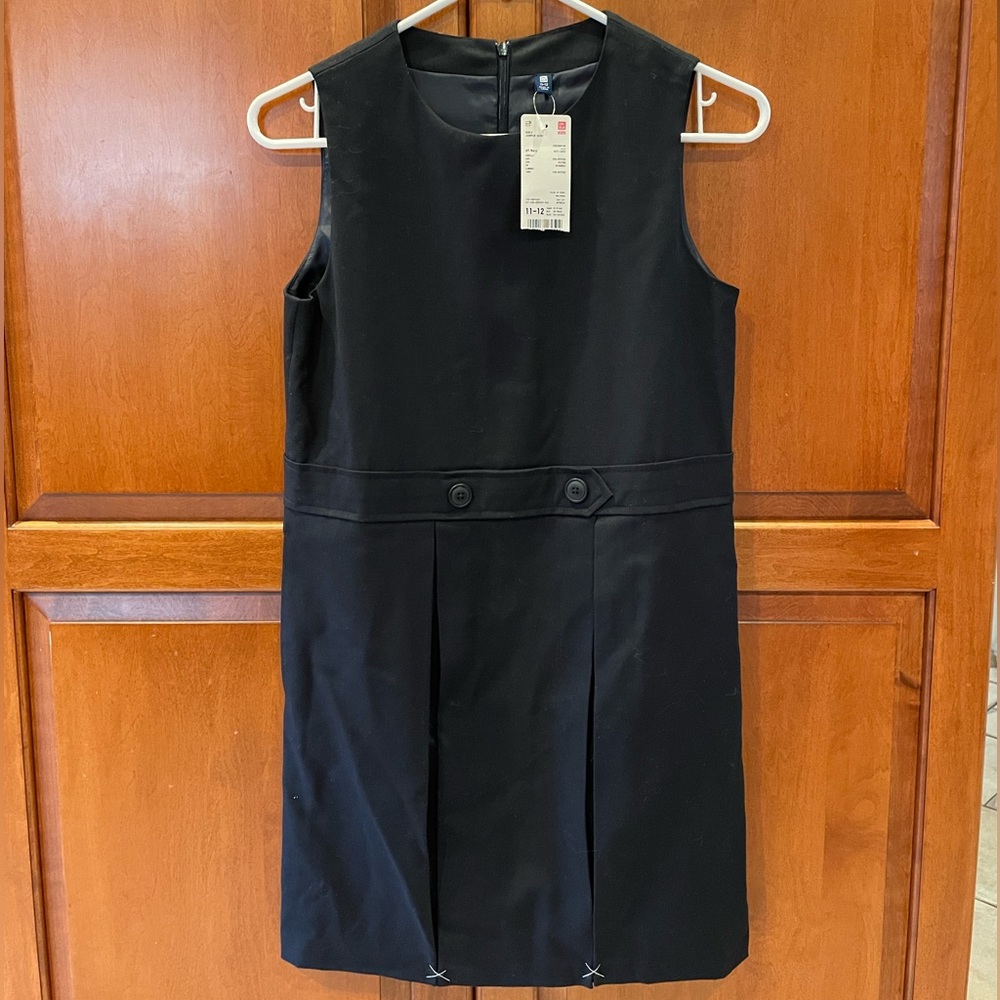 Uniqlo Girls Jumper Skirt, Dark Navy, Size 11-12